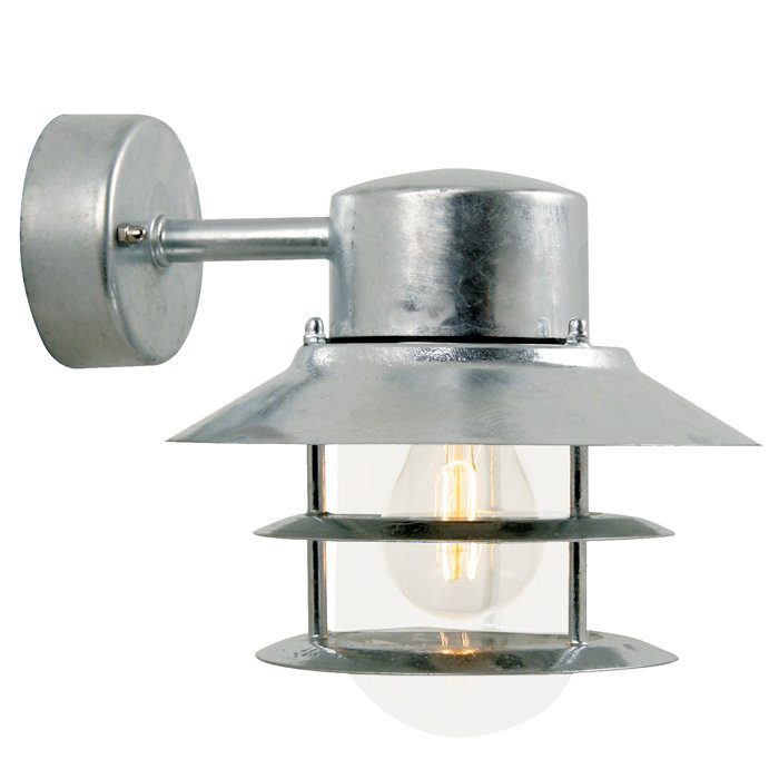 Nordlux Blokhus down vegglampe galvanisert